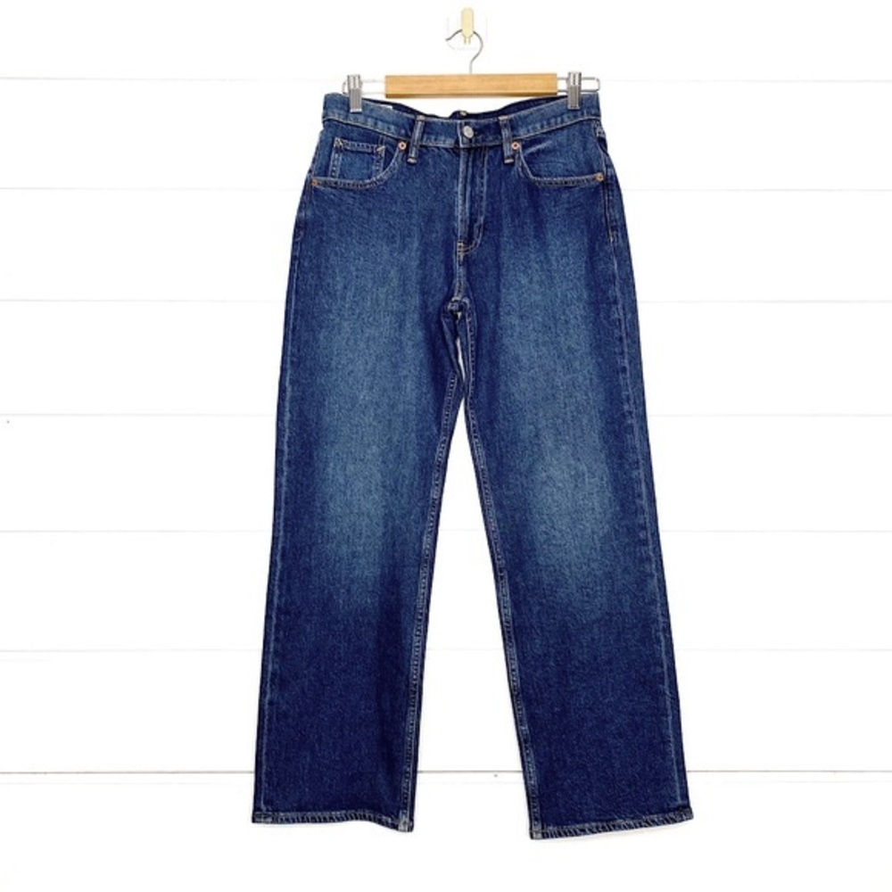 GAP Mid-Rise 90’s Loose Jeans in Dark Indigo V2 Size 27 Petite